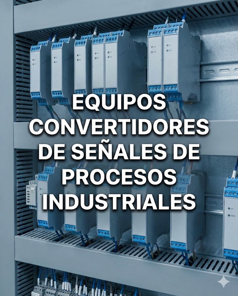Equipos convertidores de señales de procesos industriales