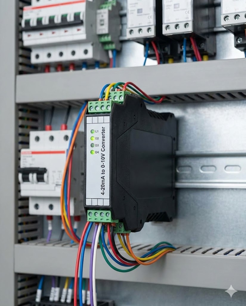 Equipos convertidores de señales de procesos industriales
